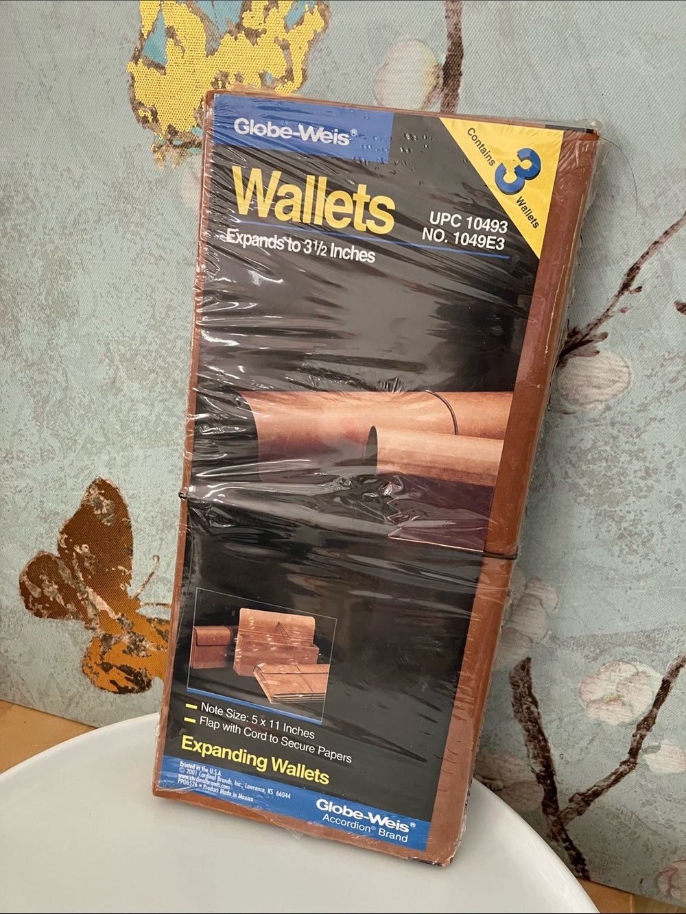 Brown Expanding Wallets (Set of 3)